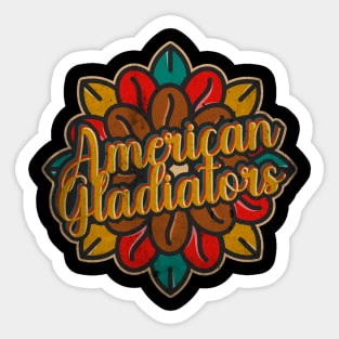 American Gladiators Sticker